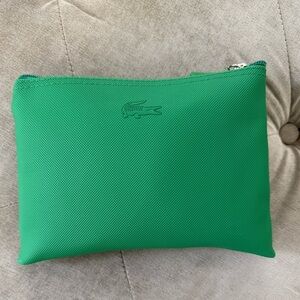 Lacoste Bold Green Clutch